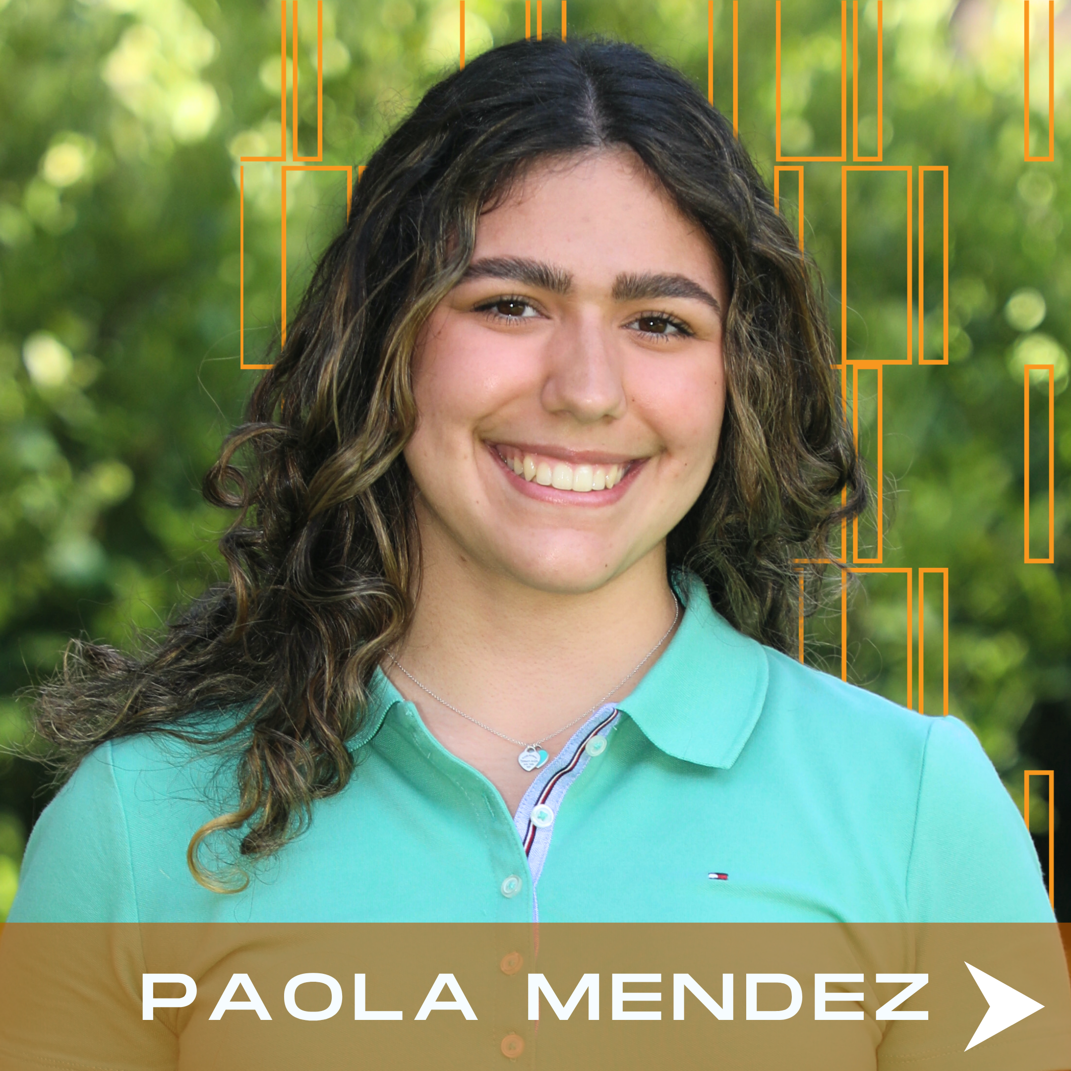 Paola Mendez smiles for first SRE cohort