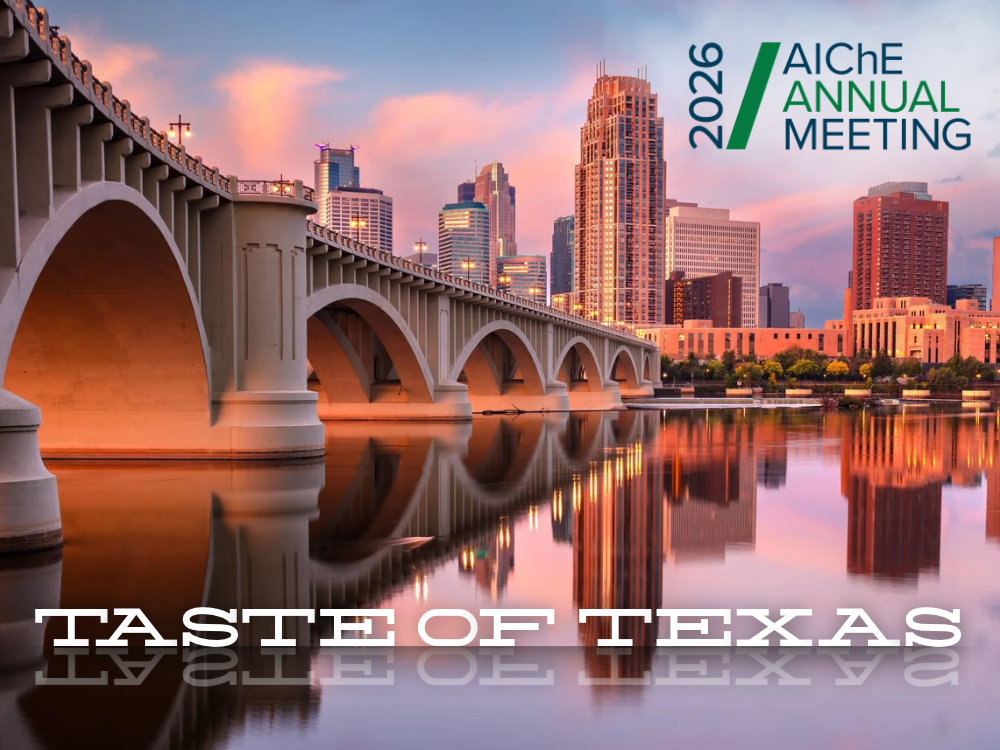 A Taste of Texas wording floats over image of Mississippi River